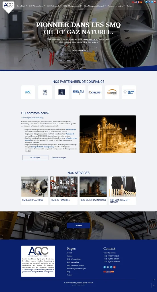 Access Quality Consulting - Création site web
